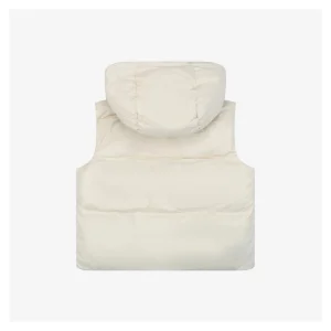 Mxxcler Pario Hooded Down Vest MS-633 White Back view