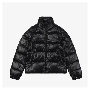 Mxxcler Petra Short Down Jacket Black Front view