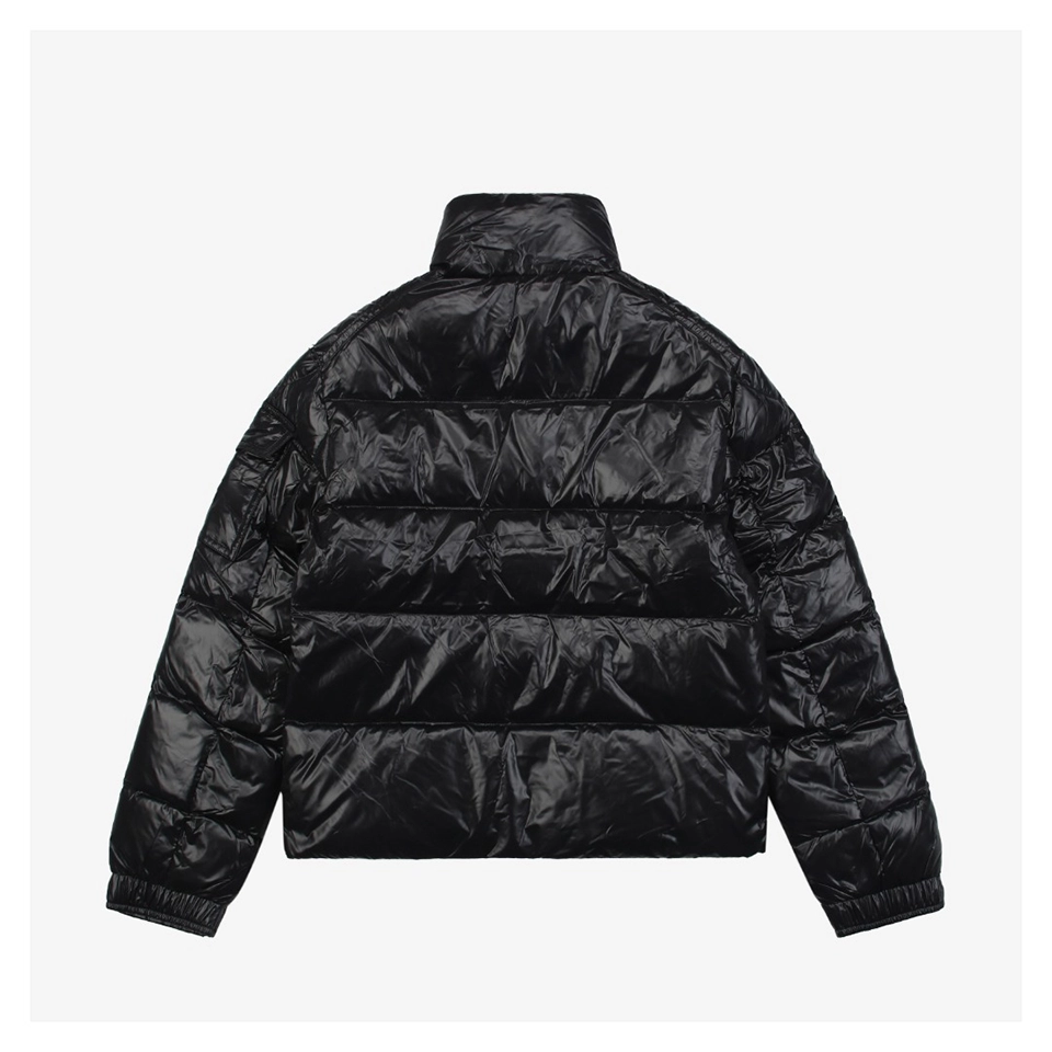 Mxxcler Petra Short Down Jacket Black Back view