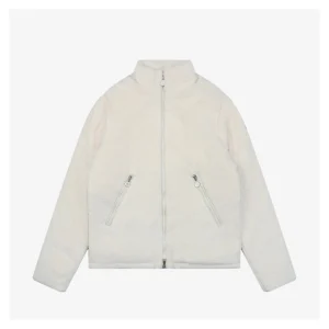 Mxxcler Polignac Teddy Jacket #505 White Front view