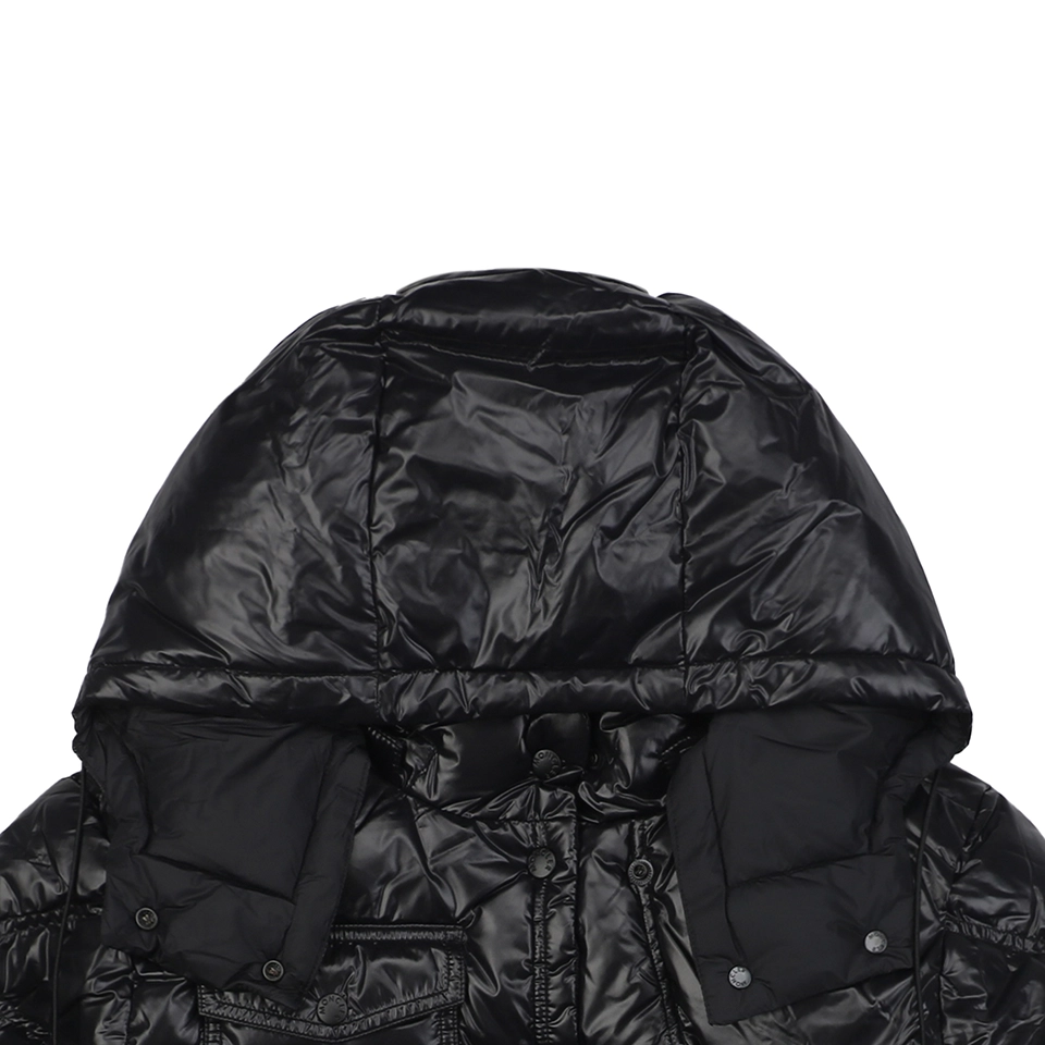 Mxxcler Serfanto Short Puffer Jacket #MS-58 Black
