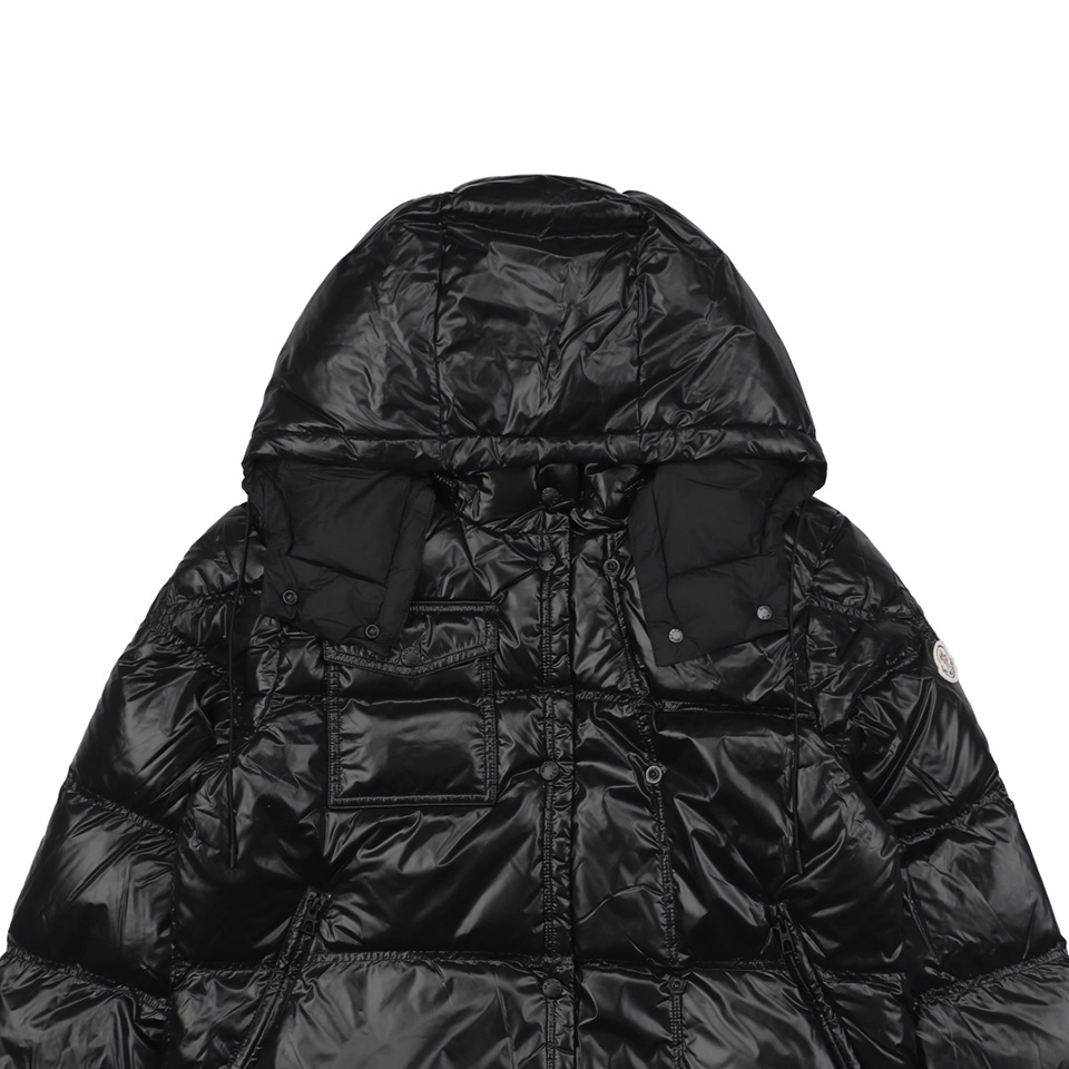 Mxxcler Serfanto Short Puffer Jacket #MS-58 Black