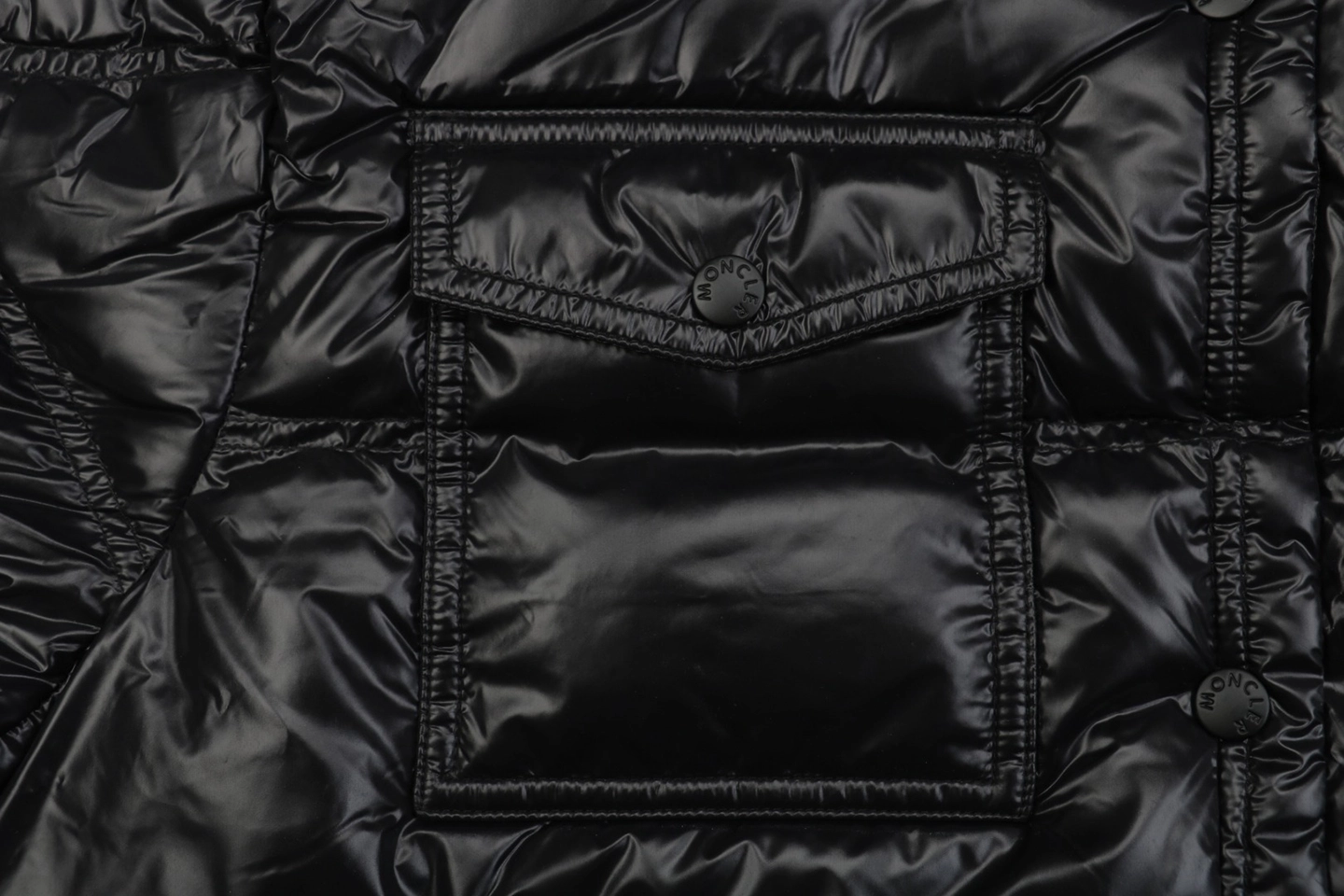 Mxxcler Serfanto Short Puffer Jacket #MS-58 Black Pocket