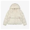 Mxxcler Serfanto Short Puffer Jacket #MS-58 (White/Black)