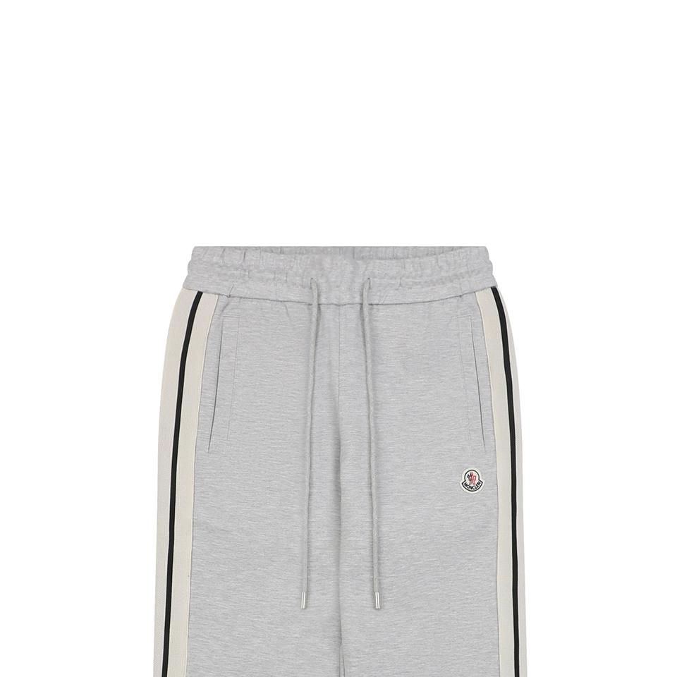 Mxxcler Side Stripe Sweatpants Grey