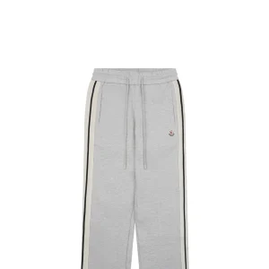 Mxxcler Side Stripe Sweatpants Grey
