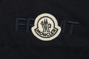 Mxxcler x Fragment Hiroshi Fujiwara Knit Down Vest #2528 Black Brand label