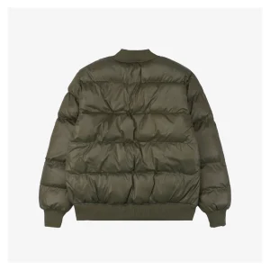 Nike Silicone Swoosh Puffer Jacket Green Back view