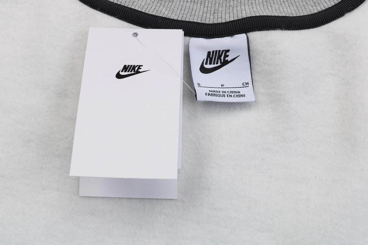 Nike x Stussy Box Logo Embroidered Fleece Crewneck Sweatshirt Brand label