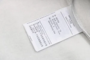 Nike x Stussy Box Logo Embroidered Fleece Crewneck Sweatshirt Grey Wash label