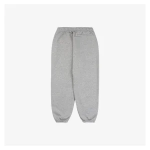 Nike x Stussy Collaborative Box Logo Embroidered Fleece Sweatpants Grey Back view