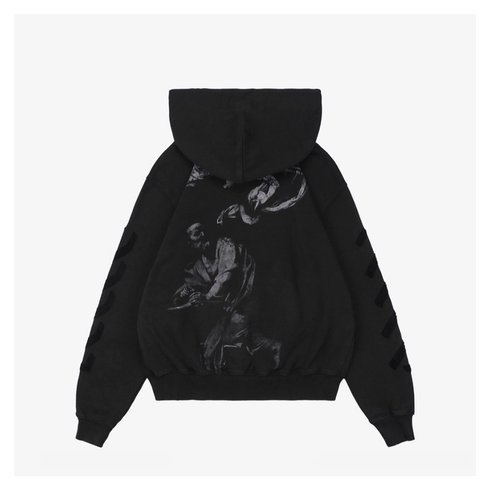 OFF-WHITE “Saint Matthew and the Angel” Graphic Hoodie Back view