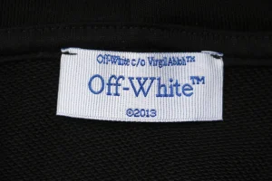 Off-White Crocodile Dollar Graphic Hoodie Brand label