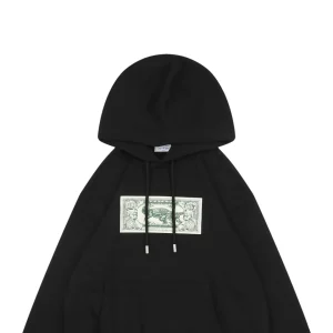 Off-White Crocodile Dollar Graphic Hoodie