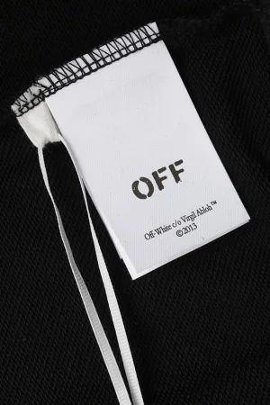 Off-White Crocodile Dollar Graphic Hoodie Wash label
