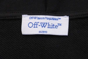 Off-White Digital Earphone Arrow Print Hoodie Brand Label