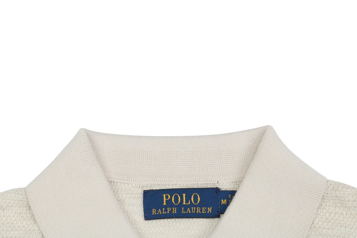 Ralph Lauren Cotton-Linen Knit Shirt Collar