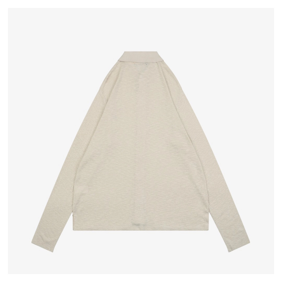 Ralph Lauren Cotton-Linen Knit Shirt Back view