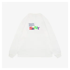 Saint Michael “Color Distorted SAINT Logo” Graphic Shirt Back view