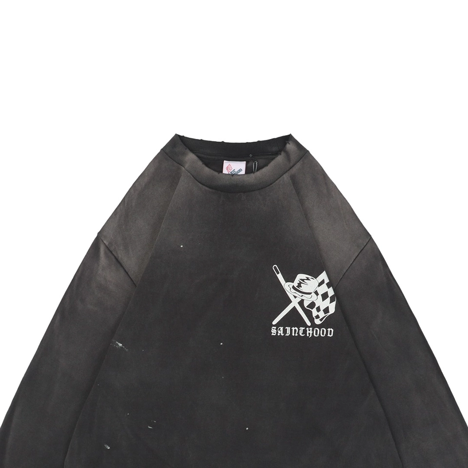 Saint Michael Skull Helmet Graphic Shirt