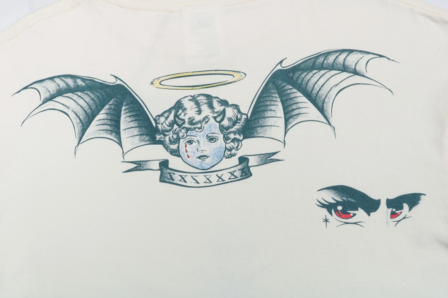 Saint Michael TATTOO Vintage Wash Graphic Shirt Back Print