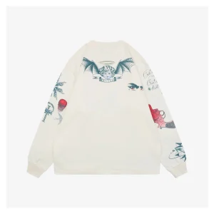 Saint Michael TATTOO Vintage Wash Graphic Shirt Back view