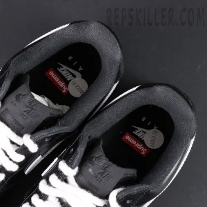 Sup x Air Force 1 Low 'Box Logo - Black White' White Laces3