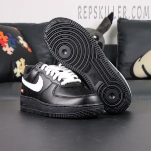 Sup x Air Force 1 Low 'Box Logo - Black White' White Laces7