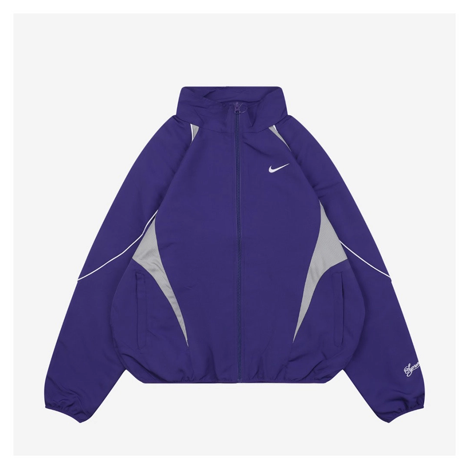 Sup x Nike Swoosh Track Jacket Purple Front view