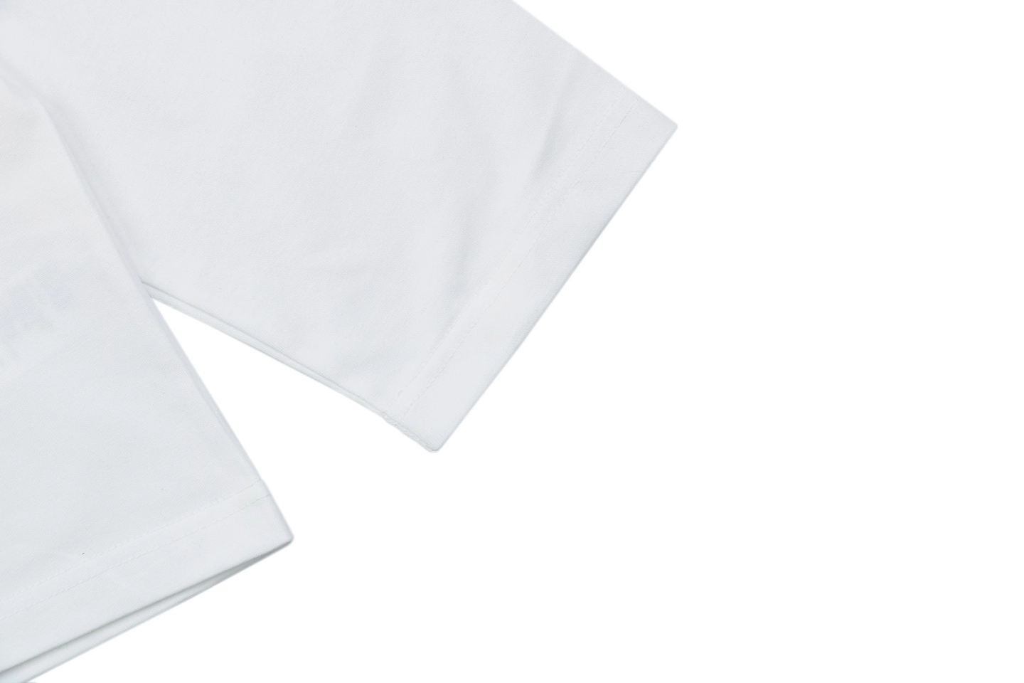 We11done 1506 Distressed Lettering Shirt White Cuff