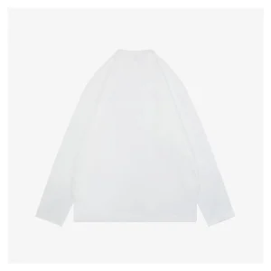 We11done 1506 Distressed Lettering Shirt White Back view