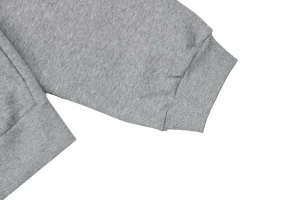 We11done Pillow Logo Zip Jacket Grey Cuff