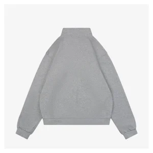 We11done Pillow Logo Zip Jacket Grey Back view