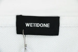 We11done Pillow Logo Zip Jacket White Brand label