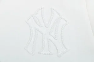 MLB Big Back NY Embroidered Shirt White NY Brand