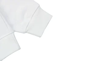 BBry Checkered Knight Graphic Crewneck Sweatshirt White Cuff