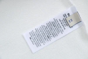 BBry Checkered Knight Graphic Crewneck Sweatshirt White Wash label