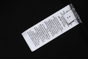 BBry Colorful Knight Embroidered Crewneck Sweatshirt Black Wash label