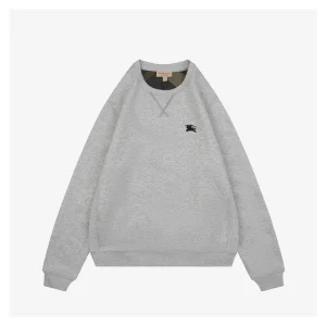 BBry Equestrian Knight Embroidered Crewneck Sweatshirt Front view