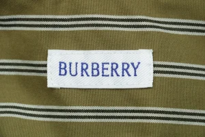 BBry Equestrian Logo Pocket Striped Shirt Brand label