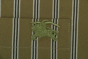 BBry Equestrian Logo Pocket Striped Shirt Brand