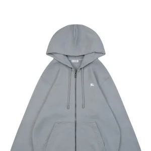 BBry Rope Knight Embroidered Zip Hoodie