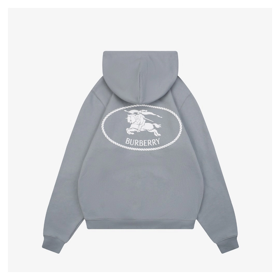 BBry Rope Knight Embroidered Zip Hoodie Back view