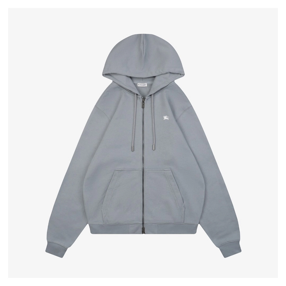 BBry Rope Knight Embroidered Zip Hoodie Front view