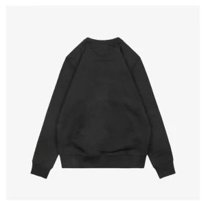 BBry Teddy Appliqué Crewneck Sweatshirt Black Back view