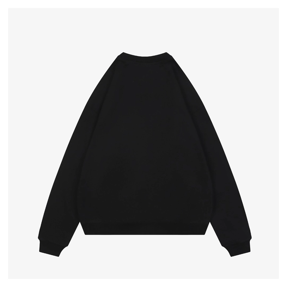 BBry “The Last Supper” Graphic Crewneck Sweatshirt Black Back view