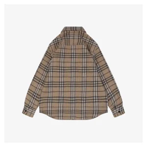 BBry Wool Check Two-Pocket Shirt Back view