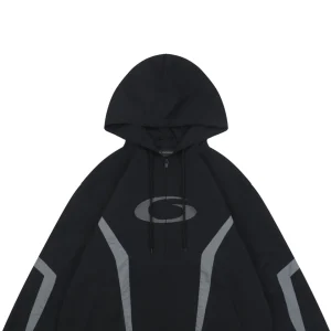 Balenciaga Circular Line Hooded Jacket
