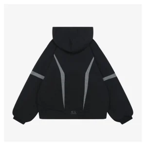 Balenciaga Circular Line Hooded Jacket Back view