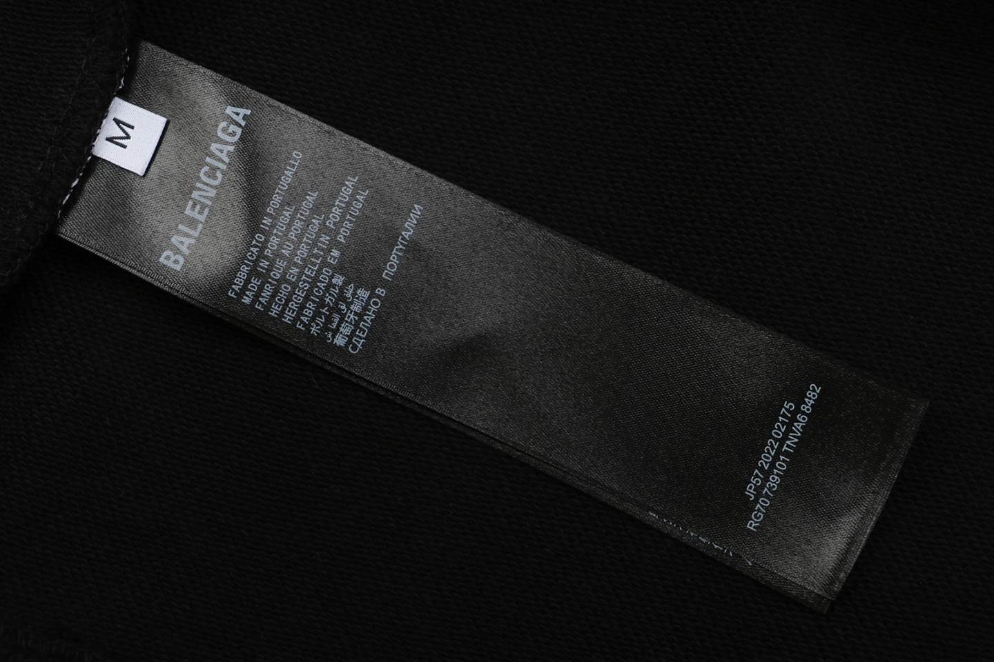 Balenciaga Double B Graffiti Print Crewneck Sweatshirt Wash label